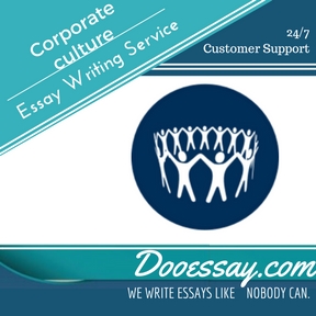 Corporate culture Essay writing service