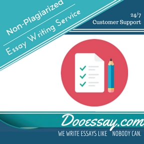 Non-Plagiarized Essay Writing Service