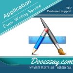 Application Essay Writing Service