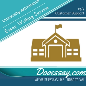 University Admission Essay Writing Service